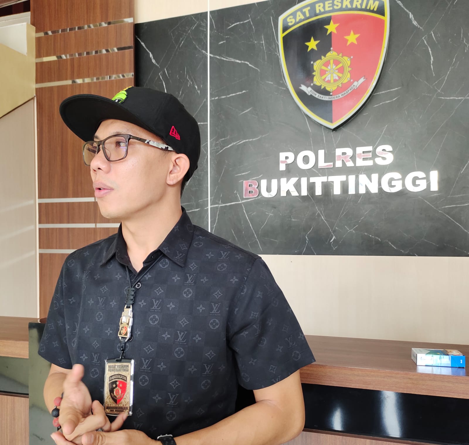 Kasat Reskrim Polres Bukittinggi AKP Ardiansyah Rolindo Saputra