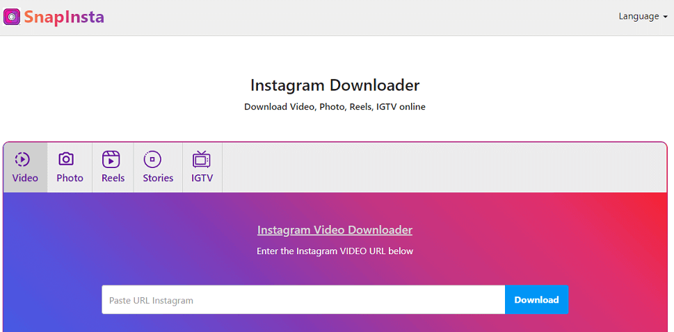 download Snap Instagram