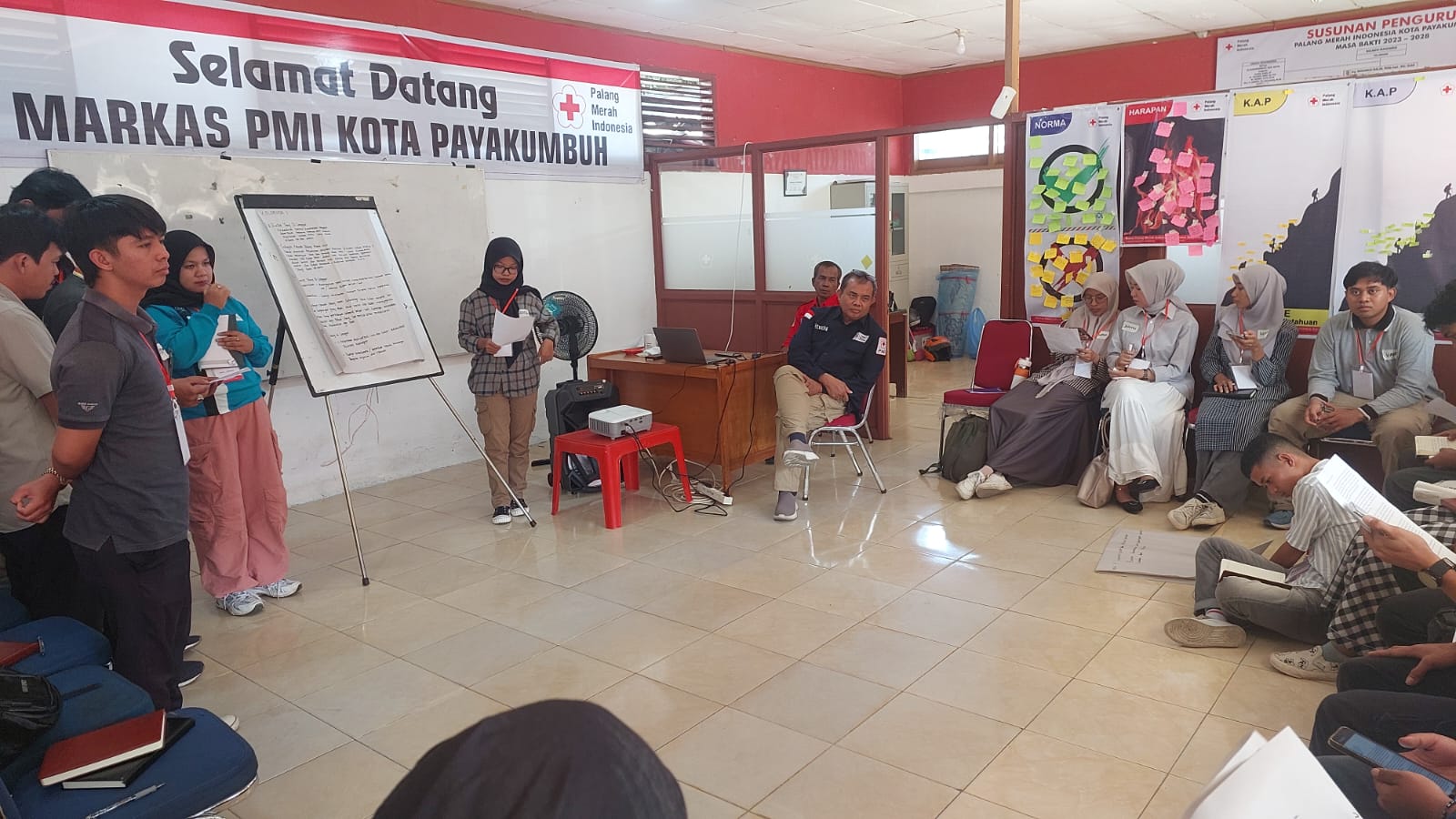 Pendidikan Latihan Dasar (DIKLATSAR) Korps Sukarela (KSR) pada 23 Mei s/d 1 Juni 2025 di Markas PMI Payakumbuh jalan Ade Irma Suryani Labuah Baru Payakumbuh