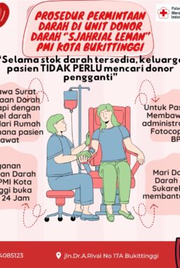 Stok Darah PMI Kota Bukittinggi