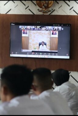 Lapas Bukittinggi Ikuti Zoom Meeting Bersama Dirjen PAS 