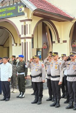 604 Personel Gabungan Amankan Peringatan 100 Tahun Jam Gadang di Bukittinggi