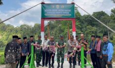  Jembatan Perintis Garuda diresmikan oleh Dandim 0304/Agam bersama Polri dan Pemda
