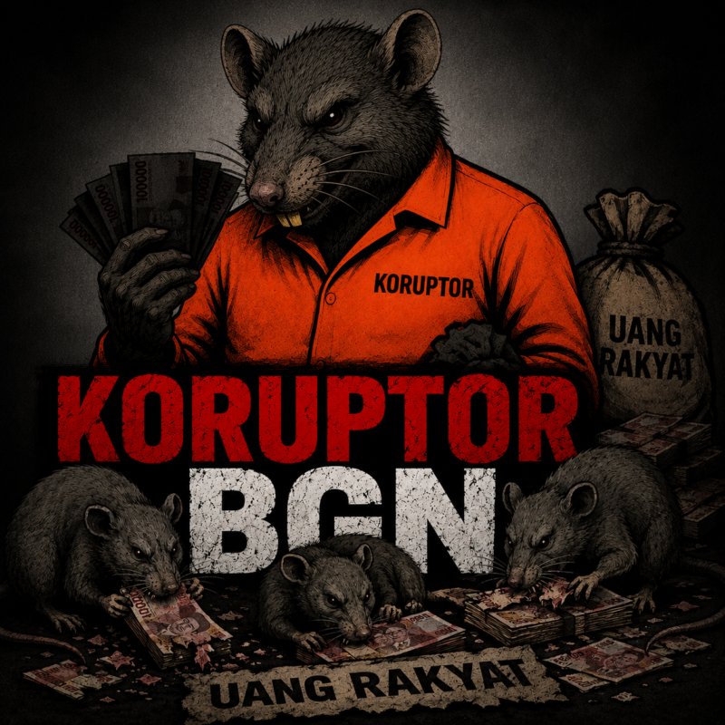 Ilustrasi korupsi di badan gizi nasional BGN 