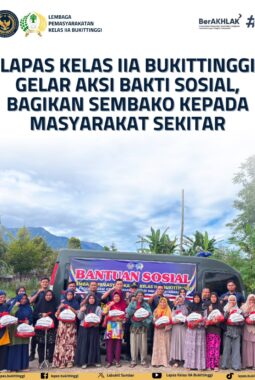 Lapas Bukittinggi Gelar Bakti Sosial