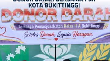 Aksi Donor Darah Sinergi PMI dan Lapas Bukittinggi Sambut HUT RI