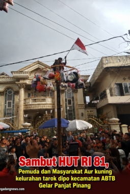 Semarak HUT Kemerdekaan RI 81, Pemuda dan Masyarakat Aur kuning kelurahan tarok dipo kecamatan ABTB