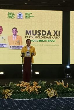Musda XI Golkar Bukittinggi Digelar, M. Dhanni Mengajak Generasi Muda Agar Melek Politik
