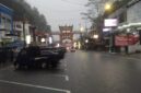 Kota Bukittinggi Mulai siang hari tadi diguyur hujan beserta petir