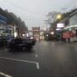 Kota Bukittinggi Mulai siang hari tadi diguyur hujan beserta petir