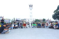 Wartawan Bukittinggi Gelar Doa Bersama untuk 5 Jurnalis Hilang di Selat Sunda