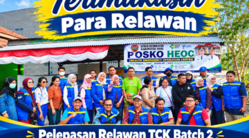 Pelepasan Relawan TCK Batch 2 Dinkes Ende Apresiasi Kontribusi 22 Tenaga Kesehatan