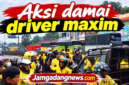 Aksi damai driver Maxim orasi dan geruduk kantor Maxim Bukittinggi Kamis, (24/09/2026).