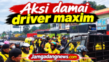 Aksi damai driver Maxim orasi dan geruduk kantor Maxim Bukittinggi Kamis, (24/09/2026).