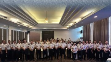 Lapas Bukittinggi Ikuti FGD Kelayan Binter dan Pengarahan Kepala Kanwil Bertema Spiritual Leadership