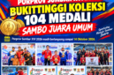 Porprov Sumbar XVI 2026: Bukittinggi Koleksi 104 Medali, Sambo Juara Umum