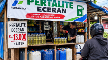 Penjual pertalite eceran seputaran Bukittinggi naikan harga jual